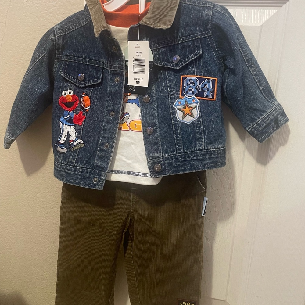 1984 vintage Elmo outfit set
